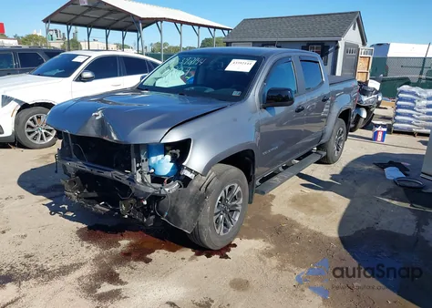 2021 Chevrolet Colorado 4Wd Short Box Z71 z USA, uszkodzony, nr VIN 1GCGTDEN9M1146009